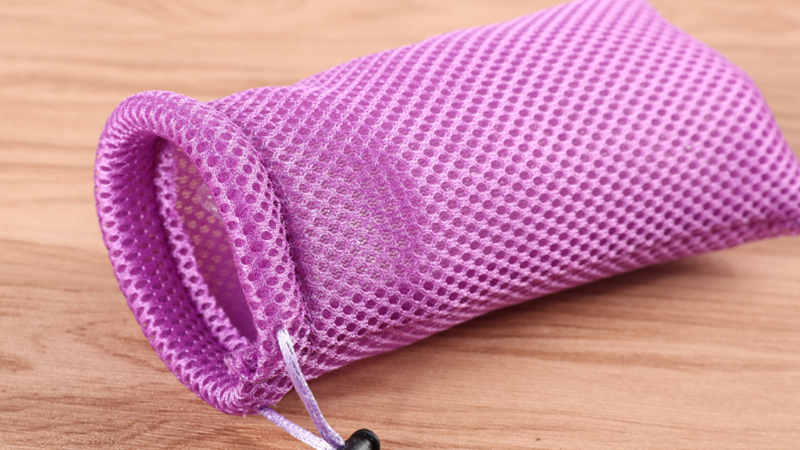 What material is the mesh bag made of ？
